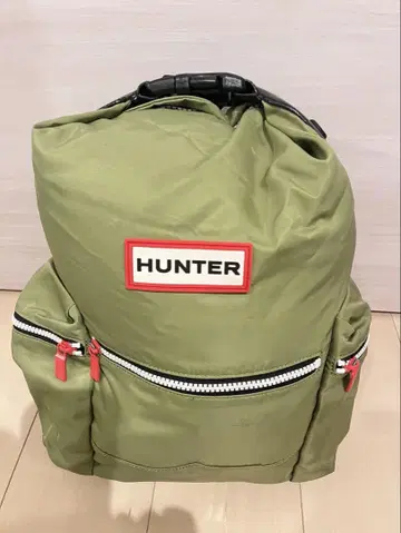 HUNTER 올리브 그린 백팩
