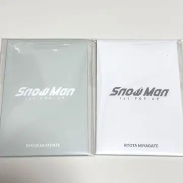 SnowMan 미야타테 료타 POPUP 포토 카드 AB 세트