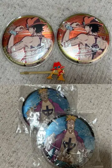 원피스 USJ 캔뱃지 세트