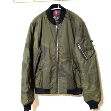 [ 알파인더스트리 ] 카모 패턴 MA-1 자켓