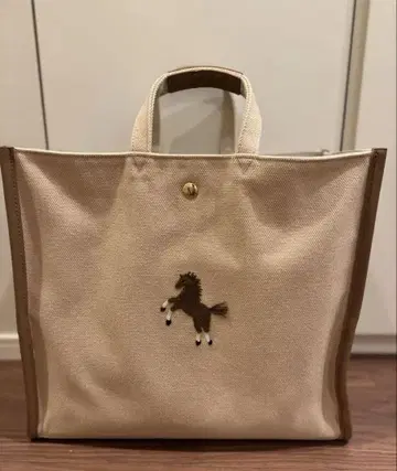 [ 새상품급 ] 세븐텐 말 토트 베이지 대