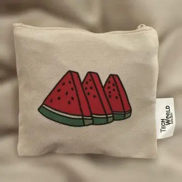 [ 미사용 새상품 ] TECH WORLD 버킷햇과 파우치 세트