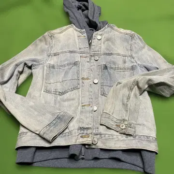 Abercrombie&Fitch 여성용 후드티 데님 자켓 M 사이즈