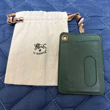IL BISONTE 그린 패스 케이스