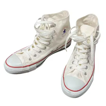 CONVERSE 올스타 하이 화이트 스니커즈 27cm