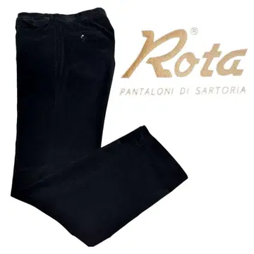 Rota 로타 코듀로이 팬츠 이탈리아제 고급 트라우저 블랙