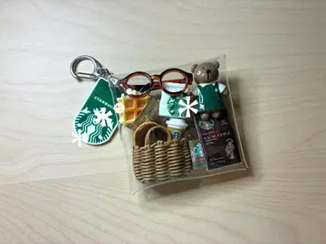 가챠 파우치 카페 미니 곰돌이