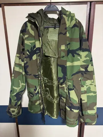 상태 양호 빈티지 미군 실물 U.S 우드랜드 고어텍스 후드티