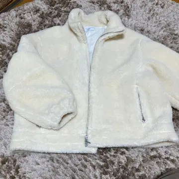 SLOBE IENA 아이보리 플리스 자켓