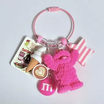 자라자라 키링 자라자라 가챠가챠 핑크