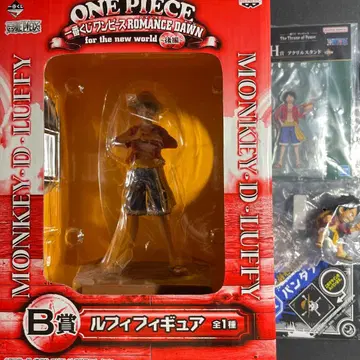 미개봉 제일복권 원피스 B상 루피 피규어 아크릴 스탠드 반다나