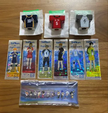 하이큐 클리어 북마커 컴플리트, 칫솔 스탠드, 칫솔 파우치