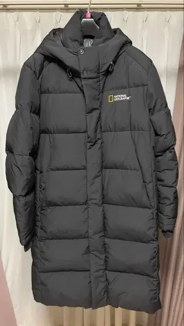 내셔널 지오그래픽 후드 부착 다운 자켓