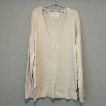 TODAYFUL 베이지 V넥 슬릿 긴팔 니트 투데이풀