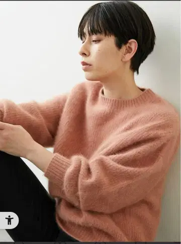 퍼 니트 크루넥 풀오버 윔 가젯