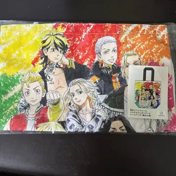 도쿄 리벤저스 파스텔 아트 토트백