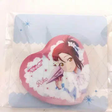 러브 라이브! 선샤인!! 하트형 캔뱃지 사쿠라우치 리코 모리 판타지