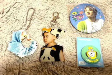 JIMIN 아크링 키링, 캔뱃지 세트
