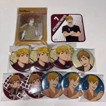 하이큐 미야 아츠무 썸머 페어 캔뱃지 오일인 아크릴 우산