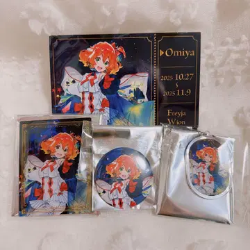 마크로스 저니 프레이아 세트 1 아크릴 카드 키링 캔뱃지