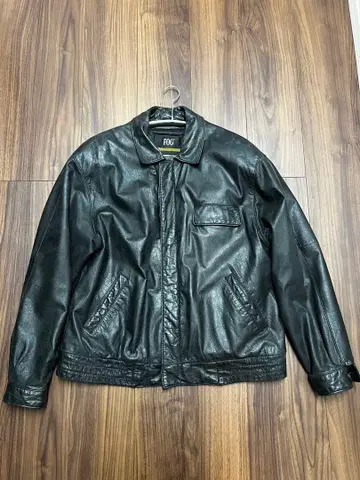 FOG 블랙 가죽 자켓 M 사이즈