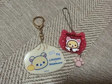 코리락쿠마 헤이세이 레트로 키링 참 세트 [새상품]