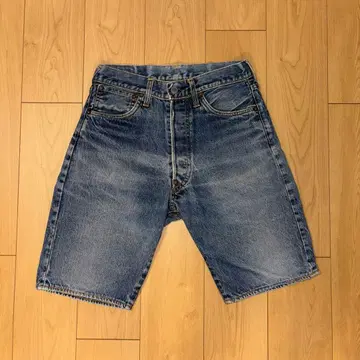 EVISU 에비수 하프 데님 팬츠
