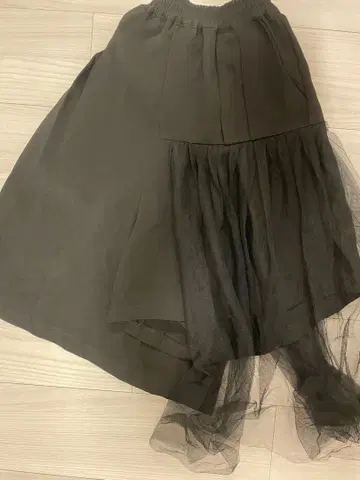 튤 플레어 아지메 스커트