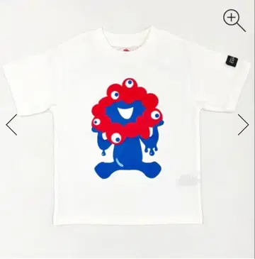 [ 새상품 ] EXPO2025 미야쿠미야쿠 빅 캐릭터 T셔츠 등 화이트