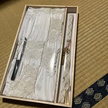 전통 예복 기모노용 오비 장식 천, 허리띠, 부채 세트