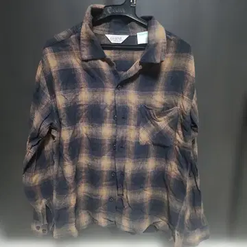 FIVE BROTHER 체크 무늬 플란넬 셔츠