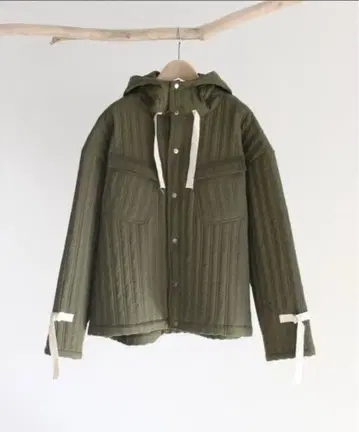 캐널진 RED CHOP WORKS 퀼팅 아노락