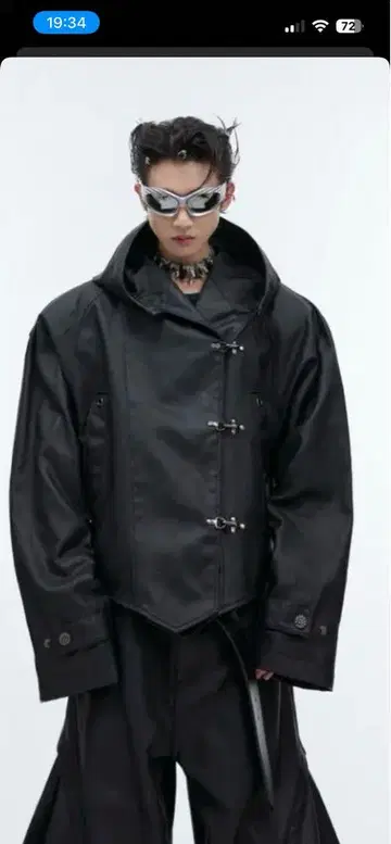 완판템 Argue Culture 파이어맨 버클 인조 가죽 후드티