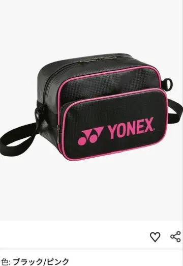 YONEX 숄더백 BAG19SB 블랙/핑크