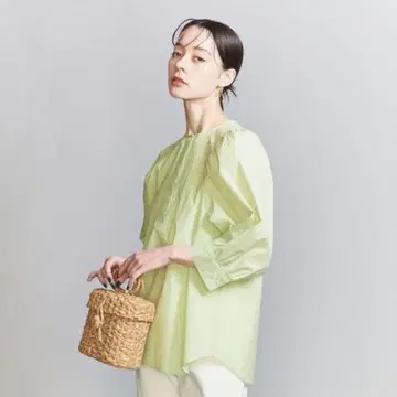 뷰티&유스 유나이티드 애로우즈 코튼 나일론 블라우스