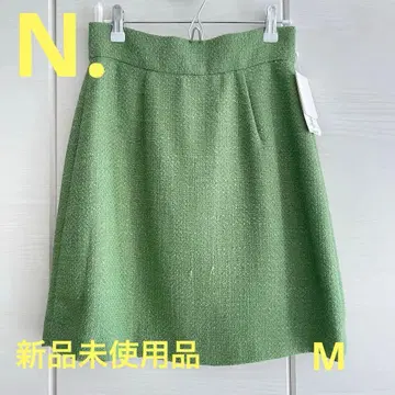 미사용 새상품 N. 그린 미니 스커트