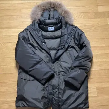 de plus 카키 다운 자켓