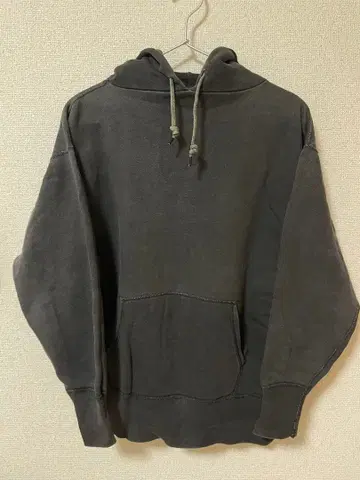 50s HANES 윈드쉴드 블랙 후드티