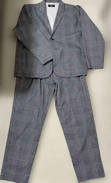 AZUL 체크 무늬 정장 세트 S/M