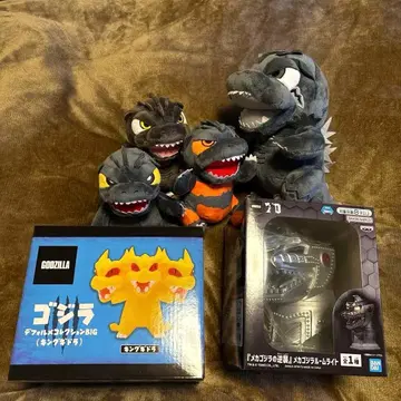 고질라 메카고질라 킹 기도라 피규어 봉제 인형 세트