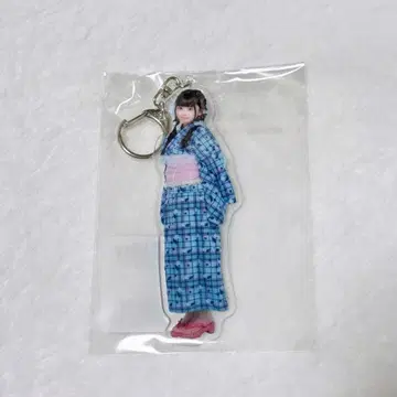 iLiFE! 무지개 깃털 미니 D상 아크릴 키링 유카타