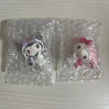 산리오 mikko 시크릿 마스코트 마이멜로디 쿠로미 2개 세트