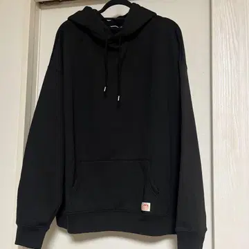 JaVa. 블랙 후드 부착 후드티 X L 사이즈