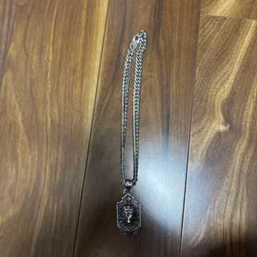 실버 라이온 펜던트 목걸이