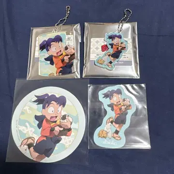 닌타마 란타로 토부 동물공원 아크릴 키링 셋츠노 키리마루