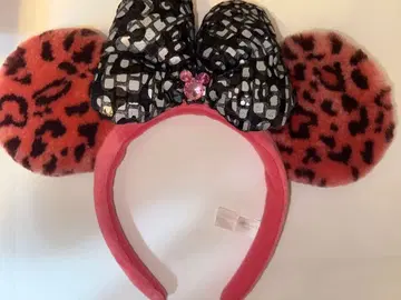 디즈니 레오파드 무늬 머리띠