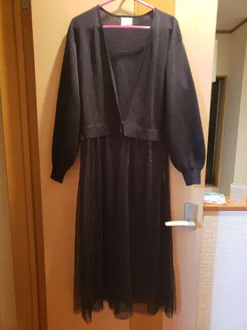 Room903 튤 장식 가디건