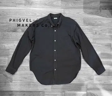 PHIGVEL MAKERS Co. 블랙 버튼 다운 셔츠