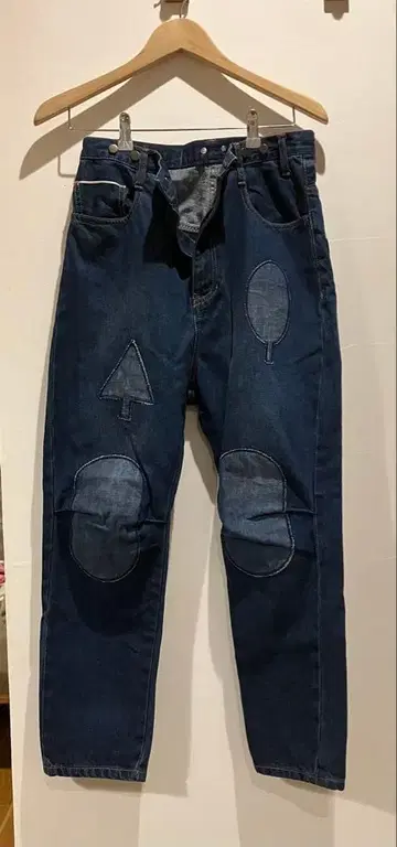 Ne-net 패치워크 데님 빨간색 셀비지 S 사이즈