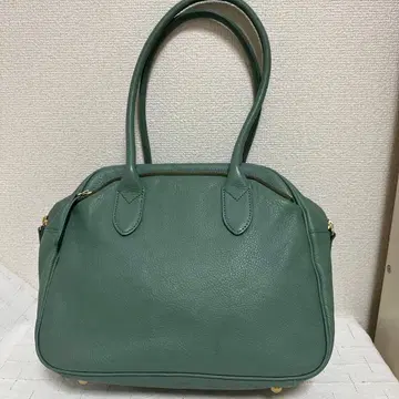 250966 앰퍼샌드 그린 가죽 핸드백
